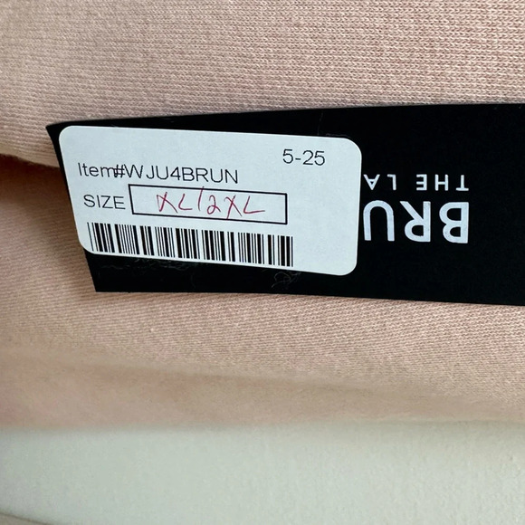✨ NWT Brunette The Label Blonde Crew Peach Crush XL/XXL - Picture 14 of 15